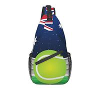 Australian Tennis UK British Flag Cross Chest Bag Diagonally Sling Backpack Crossbody Shoulder Bag Travel Hiking Daypacks for Men Women