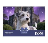 Australian Terrier 1000 Piece Jigsaw Puzzles Fun Challenging Modern Pet Dog Educational Game for The Whole Gifts for Adults 70x50cm/1000pcs