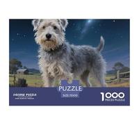 Australian Terrier 1000 Piece Jigsaw Puzzles Fun Challenging Modern Pet Dog for Family Activity Game for The Whole Gifts for Women Men 70x50cm/1000pcs
