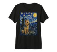 Australian Terrier Dog Starry Night Premium T-Shirt