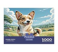 Australian Terrier Jigsaw Puzzles 1000 Piece for Adults Educational Games Puzzle for The Whole for Women Home Decoration 100% Recvcled Cardboard 52x38cm/1000pcs