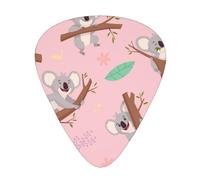 Australian Wild Cute Animal Koala,12 Pcs Guitar Pick,3 Different Thickness Plectrums for Acoustic Guitar Bass Ukulele (0.46mm 0.96mm 0.71mm)