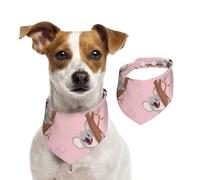 Australian Wild Cute Animal Koala,Dog Bandanas Cotton Pet Scarf Adjustable Bibs for Pet,L