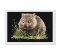 Australian Wombat Adults Diamond 5D Painting Kit Round Drill DIY Art Craft Wall Home Decor