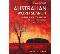 Australian Word Search Puzzle Book for Adults: 90 Large Print Puzzles - From Fairy Bread and the Arvo Nap to She'll Be Right, No Worries, and Other Ridiculously Australian Things