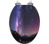 Australis Elongated Resin Toilet Seat for Bathroom