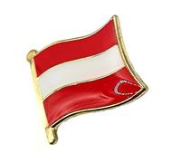Austria Austrian Metal Enamel Country Flag Pin Badge