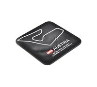 Austria Bull Ring Circuit Coaster - Racing Track Layout - Formula - Moto - Grand Prix - Gift Ideas - Motorsport Art Decor - Austrian GP - Race Enthusiast Memorabilia - Coffee Tea Square Placemat