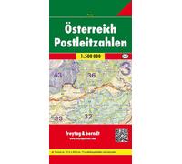 Austria by District, 1:500.000 by Freytag-Berndt Folded Book