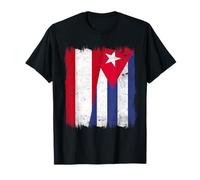 Austria Cuba Half Flag Austrian Cuban Heritage T-Shirt