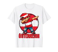 Austria Dabbing Boy Austrian Flag T-Shirt