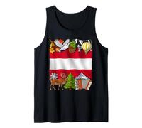 Austria Flag Austrian Roots Vienna Proud Austrian Tank Top