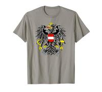 Austria Flag Eagle Coat of ARMS T-Shirt