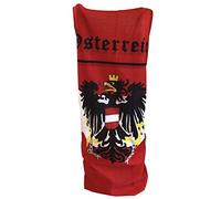 Austria Flag Quick Dry Headwear Outdoor Magic Bandana Neck Snood Head Wrap Headband Scarf Face Mask Ultra Soft Elastic Headscarf, white red, 540 x 280 mm
