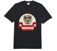 Austria Flag with Eagle Comfort Colors Adult Heavyweight T-Shirt