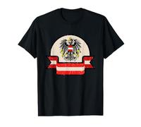 Austria Flag with Eagle Value Graphic T-Shirt