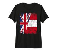 Austria Half Britain UK Friendship Flag Austrian Premium T-Shirt