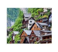 Austria, Hallstatt，Jigsaw Puzzles Puzzle 1000 Piece Paper Adults Puzzles Child Adult Kids Childrens Gift Games（50x70cm）-BD3