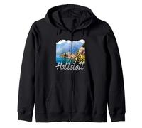 Austria Hallstatt Zip Hoodie