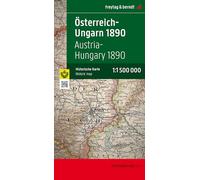 Austria - Hungary1890 f&b: Monarchiekarte