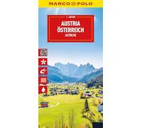 Austria Marco Polo Map: Straßenkarte und Autokarte mit sehenswerten Strecken, Highlights und digitaler Erweiterung