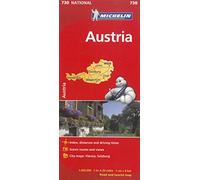 Austria - Michelin National Map 730 (Michelin Map)