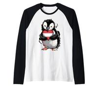 Austria Roots Penguin Austrian Flag Raglan Baseball Tee