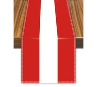 Austria Table Runner,Austrian Austrian Flag Tablecolth For Dining Home Decor Runners