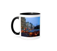 Austria Vienna Christmas Market On Town Hall Square Mug Cute Coffee Mug Microwave Safe Tea Mugs for Café Home Cocoa 330Ml