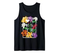 Austria Vienna Salzburg Wildflower Pride Floral Tank Top