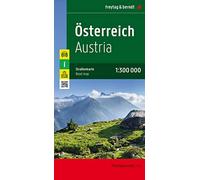 Austria West f&b (+r): Wegenkaart 1:300 000