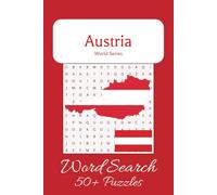 Austria Word Search Puzzle Book: Word Searches with Easy to Read Print about Austria | 6x9 Inches, 110 Pages