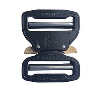 AUSTRIALPIN 45mm 1.75" Black Cobra Buckle Male + Female Adjustable XL Clips FC45KVV-XL