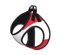 Austrian Flag Dog Harness - Equipped with Reflective Straps and Quick Release Buckles - Suitable for Small Cats and Dogs
