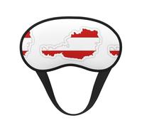 Austrian Flag Map Sleep Mask 100% Light Blocking Eye Mask for Sleeping, Sleep Mask for Unisex for Travel/Nap