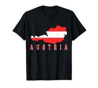 Austrian Flag Patriotic Men Women Kids Austria T-Shirt
