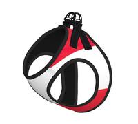 Austrian Flag Print Dog Harness,Pet Leash Vest,Adjustable And Reflective Vest,For Small To Medium Dogs