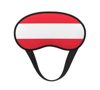 Austrian Flag Sleep Mask Soft Eye MaskBlindfold Eyeshade Smooth Comfortable Eye Cover with