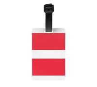 Austrian Flag Travel Luggage Tags, Removable Children's School Bags, briefcases, Sports Bag Tags, Golf Bag Privacy Labels