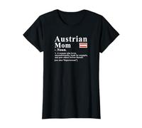 Austrian Mom Noun Definition Flag T-Shirt
