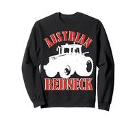 Austrian Redneck Alpine Style with Tractor Beer & Mullet Sweatshirt