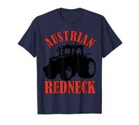 Austrian Redneck Alpine Style with Tractor Beer & Mullet T-Shirt