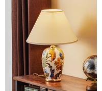 austrolux Damasco table lamp with 24 carat gold, Ø 30 cm