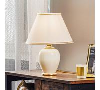 Austrolux Giardino Avorio table lamp, 25 cm, ceramic, white