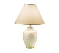 austrolux Giardino Perla table lamp, handpainted, Ø 40 cm