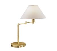 austrolux Hilton table lamp, pivotable, brass