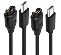 Austuo 2 Pack USB C Charger Compatible with Garmin Watch, Data Sync Type C Charging Cable Fenix 7 7S 7X 6 6S 6X 5 5S 5X, Forerunner 945 245 45, Vivoactive 3 4 4s, Venu 2 2s, Instinct, 3.3FT/1M