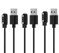 Austuo 3-Pack Replacement Charger for YAMAY SW023,Willful SW021 / SW025, Letsfit ID206 / ID205L / ID205U / ID205S / ID216,Umidigi Uwatch 3S / 3 / 2S 2 Charging Cable 3.3ft 100cm