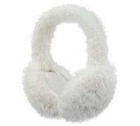 AUSUAYA Ear Warmers Women's Winter Earmuffs for Women, Foldable Warm Ear Warmers Girls Boys Ear Warmers DE-E1W, White, One Size