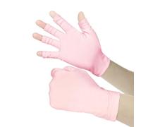 AUSUAYA Gants de Conduite Femme Avec Protection UV, Gants Anti-UV Sans Doigts, Antidérapants Pour le Cyclisme, Pilates & Yoga DE-G5-GL (Pink, M)